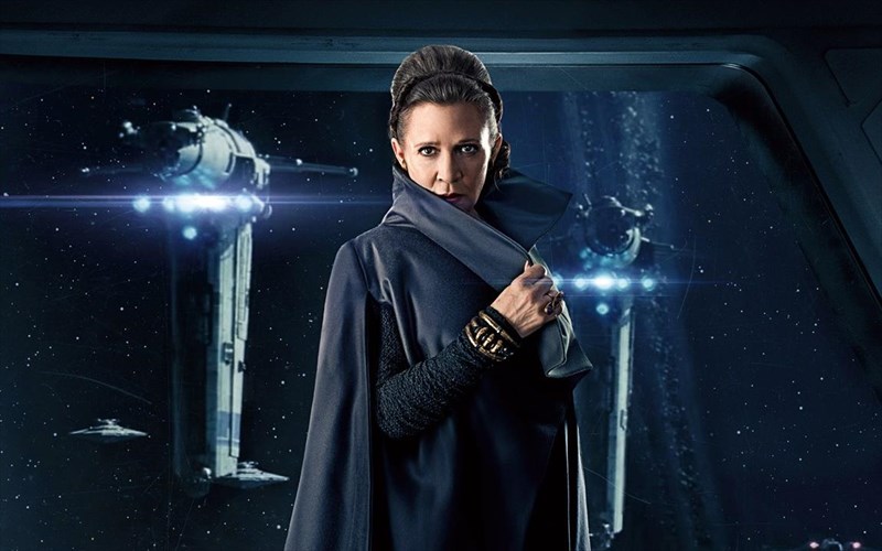 i-carrie-fisher-tha-exei-protagonistiko-rolo-ston-epilogo-tou-star-wars
