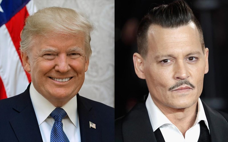 xrusa-batomoura-2019-donald-trump-enantion-Johnny-depp