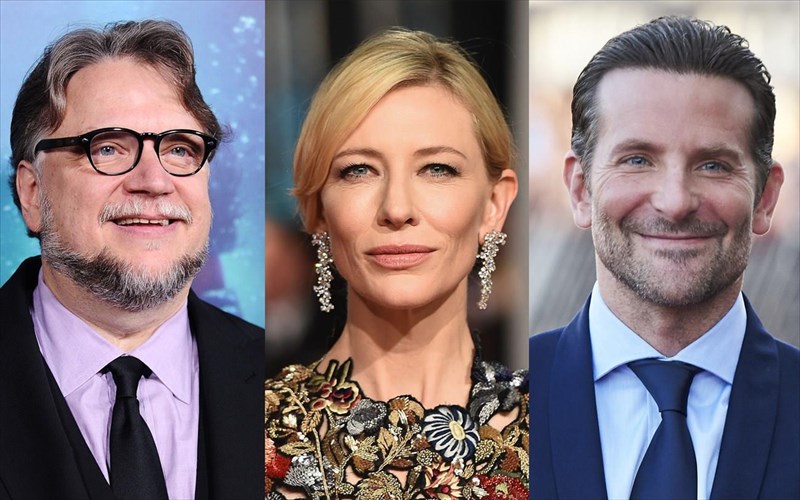 guillermo-del-toro-kalei-cate-blanchett-bradley-cooper-kai-pollous-allous-gia-ton-neo-agurti