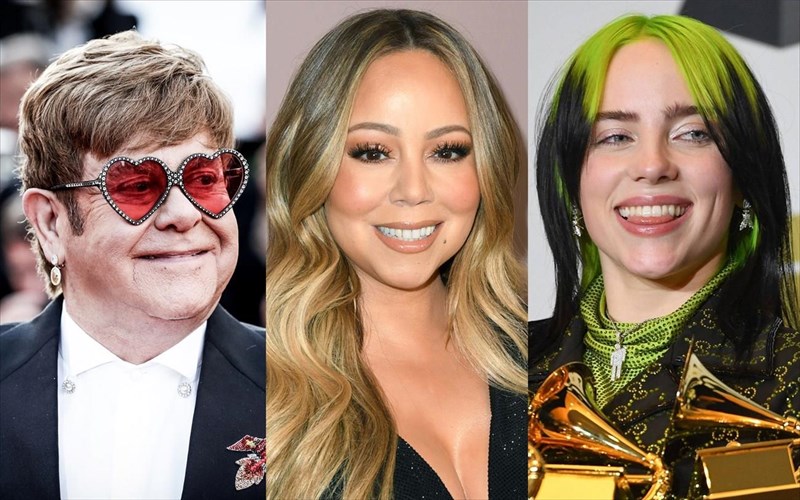 mariah-carey-kai-billie-eilish-zontana-apo-to-spiti