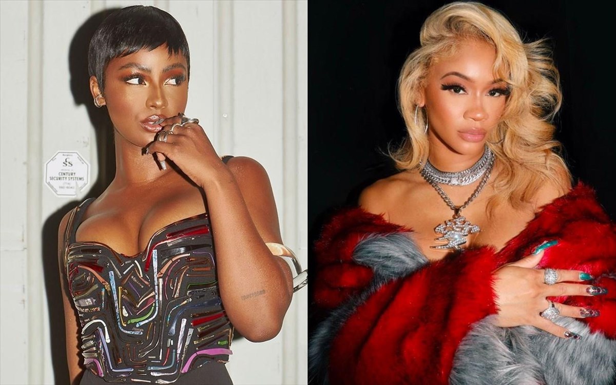 saweetie-kai-Justine-skye-se-kalokairini-diadiktuaki-sunaulia