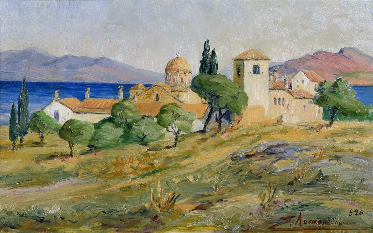 sofia-laskaridou-1882-1965---moni-faneromenis---elaiografia-diast-24x33-ek-diast-24x33-ek