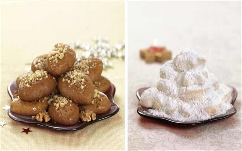 pos-na-ftiaksete-tous-teleious-kourampiedes-kai-melomakarona