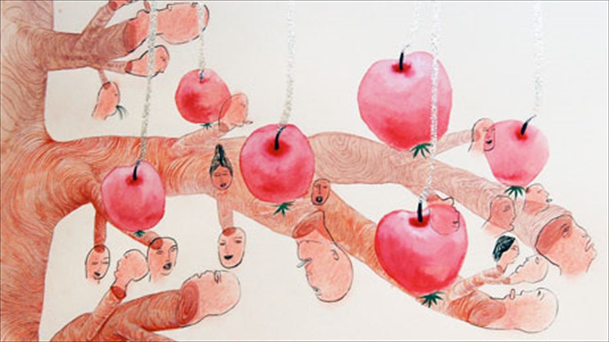 i-irani-gunaika-se-zografikous-pinakes