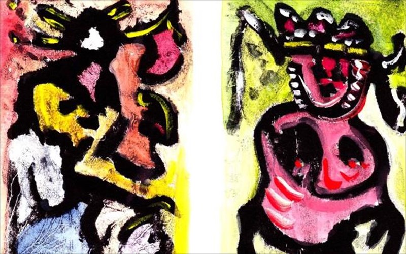 ekspresionistikoi-pinakes-gia-ton-erota-kai-ton-thanato