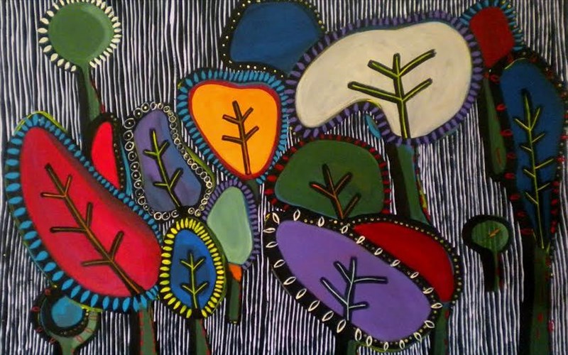 melani-kai-akrulika-se-xarti-kai-kamba