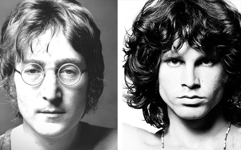 grammata-tou-Jim-morrison-kai-tou-John-lennon-se-dimoprasia