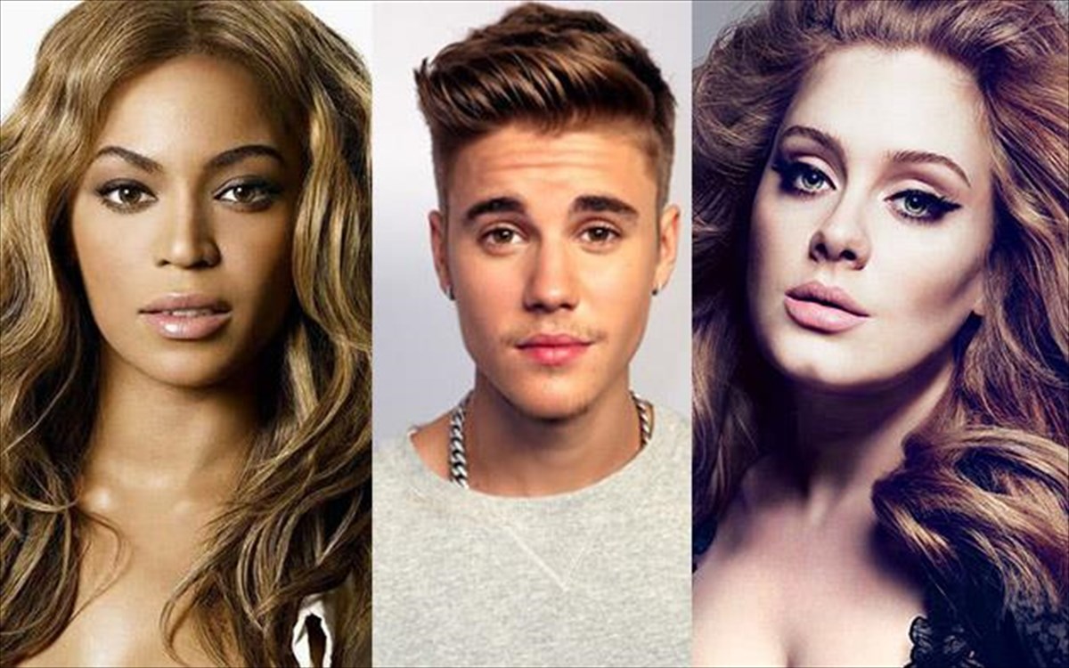 adele-beyonce-justin-bieber